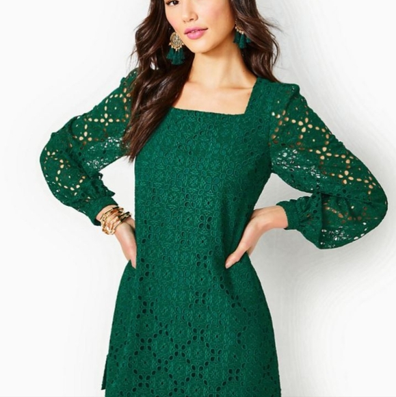 Brand New with Tags Lily Pulitzer Green Romper - Picture 2 of 3